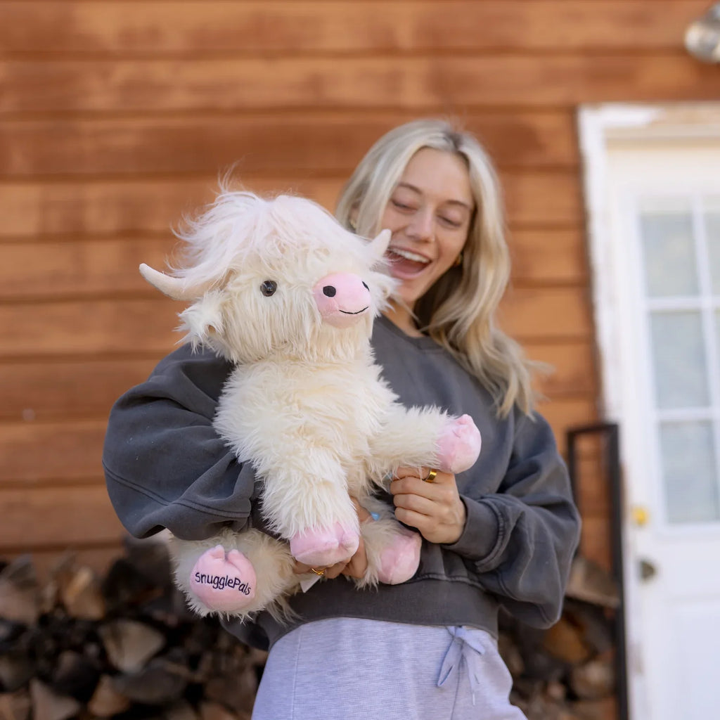Jumbo White Highland Cow Toyarat
