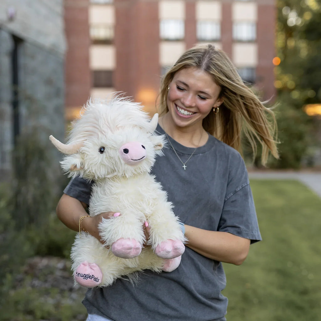 Jumbo White Highland Cow Toyarat