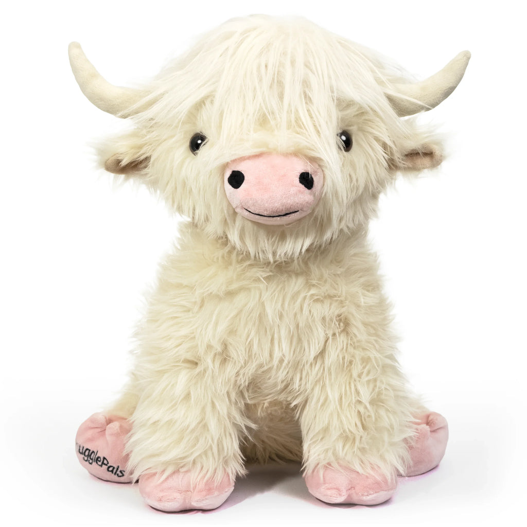 Jumbo White Highland Cow Toyarat